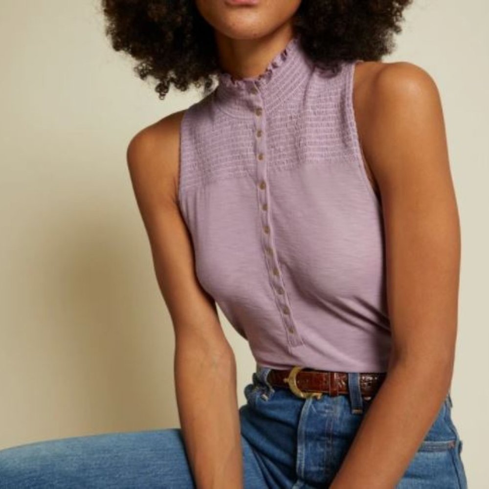 NWT Nation LTD Poesy Snap Tank Lilac